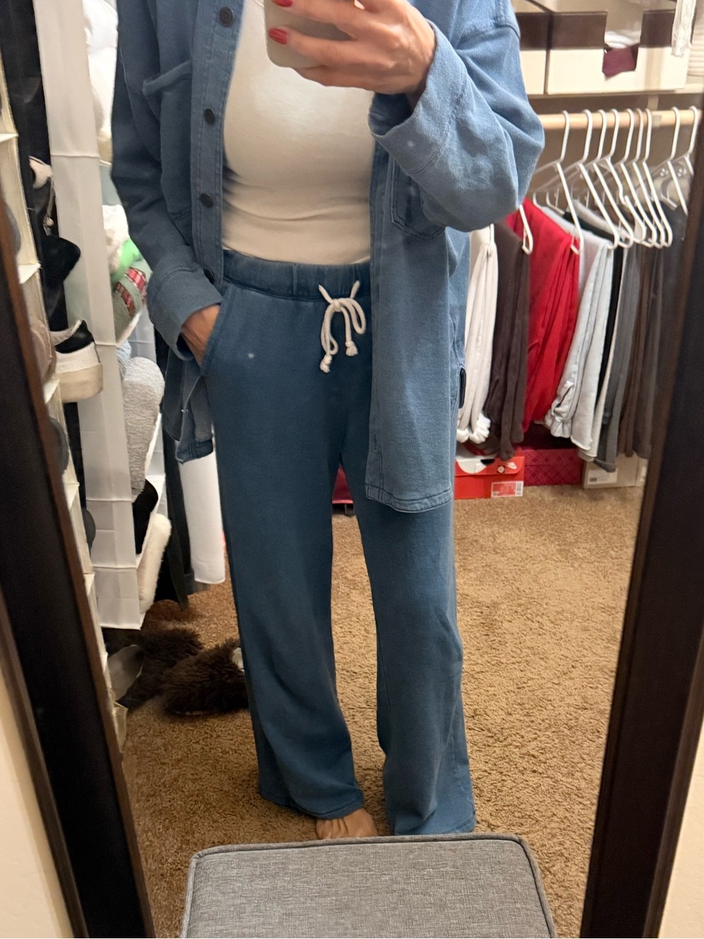 Z Supply HUNTER KNIT DENIM PANT